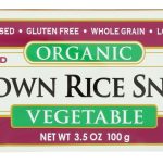 EDWARD & SONS: Organic Vegetable Brown Rice Snaps, 3.5 oz