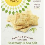 SIMPLE MILLS: Rosemary and Sea Salt Almond Flour Crackers, 4.25 oz