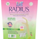 RADIUS: Ecoflex Kids Bubblegum Floss Picks 50 Count, 1 ea