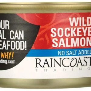 RAINCOAST TRADING: Wild Sockeye Salmon No Salt Added, 5.65 oz
