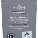 SUKIN: Shine Control Biodegradable Sheet Mask, 0.85 fo