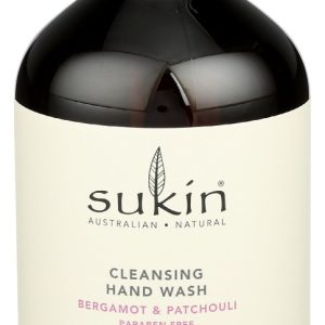 SUKIN: Bergamot Patchouli Cleansing Hand Wash, 16.9 fo