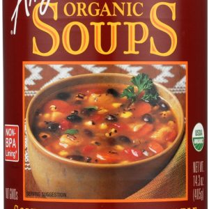 AMYS: Organic Fire Roasted Southwestern Vegetable Soup, 14.3 oz