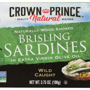 CROWN PRINCE: Brisling Sardines in Extra Virgin Olive Oil, 3.75 oz