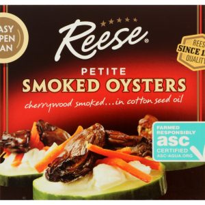 REESE: Petite Smoked Oysters, 3.7 oz