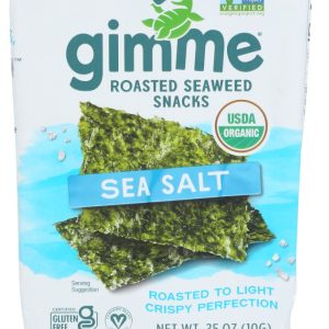 GIMME: Sea Salt Seaweed Snacks, 0.35 oz