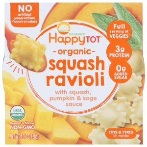 HAPPY TOT: Squash Ravioli Bowl, 4.5 oz
