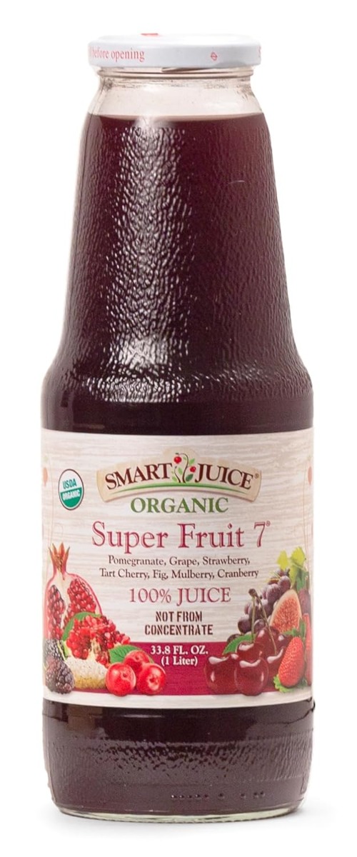 SMART JUICE: Organic Super Fruit 7 Juice, 33.8 oz