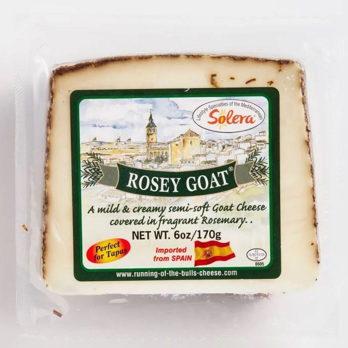 SOLERA: Semi-Soft Rosey Goat Cheese, 6 oz