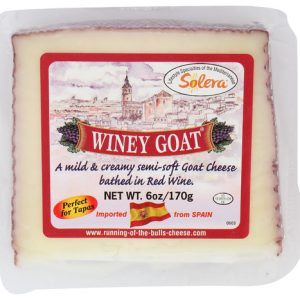 SOLERA: Semi Soft Winey Goat Cheese, 6 oz