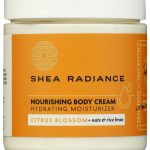 SHEA RADIANCE: Citrus Blossom Nourishing Body Cream, 8 oz