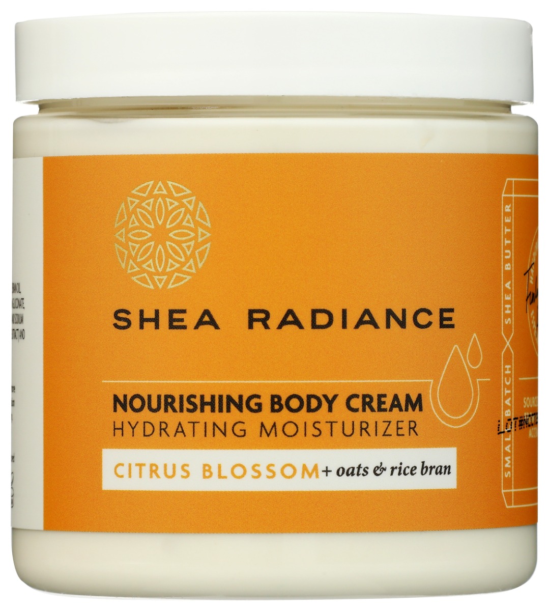SHEA RADIANCE: Citrus Blossom Nourishing Body Cream, 8 oz