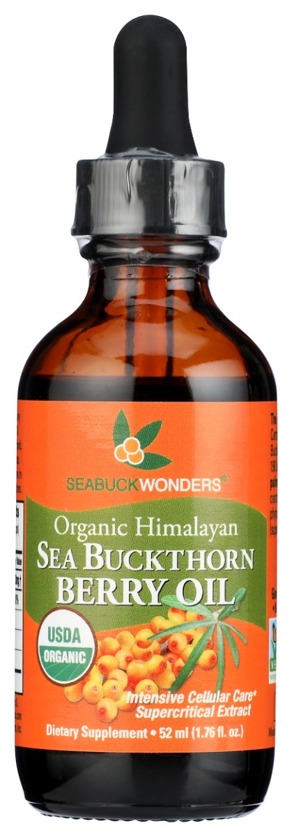 SEABUCKWONDERS: Organic Sea Buckthorn Berry Oil Dropper, 1.76 oz