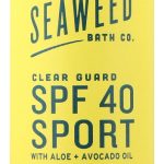 SEAWEED BATH COMPANY: Clear Guard Spf 40 Sport Spray, 6 oz