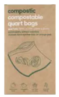 COMPOSTIC: Bags Storage Compstbl Qt, 20 bg