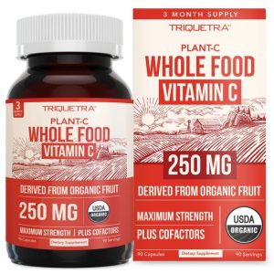 TRIQUETRA HEALTH: Whole Food Vitamin C, 90 cp