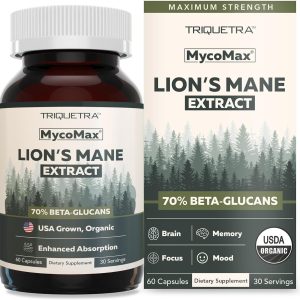 TRIQUETRA HEALTH: Lions Mane Extract, 60 cp