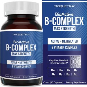 TRIQUETRA HEALTH: Vitamin B Complex Max Strength, 60 cp