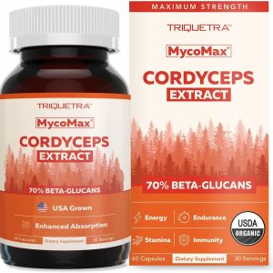 TRIQUETRA HEALTH: Cordycep Mushroom Extract, 60 cp