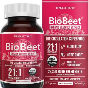 TRIQUETRA HEALTH: Biobeet Beetroot Extract, 60 cp
