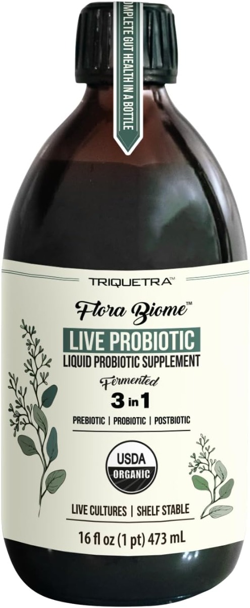 TRIQUETRA HEALTH: Flora Biome Probiotic, 16 oz