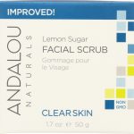 ANDALOU NATURALS: Lemon Sugar Facial Scrub Clear Skin, 1.7 oz