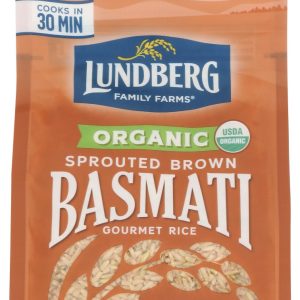 LUNDBERG: Organic Sprouted Brown Basmati Rice, 16 oz