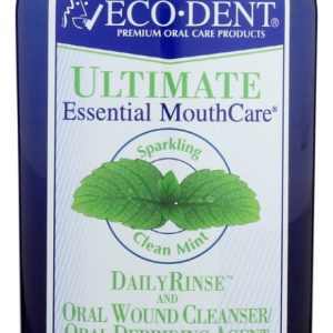 ECO DENT: Premium Oral Care Mouthwash Daily Rinse Sparkling Clean Mint, 8 oz