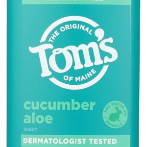TOMS OF MAINE: Cucumber Aloe Deodorant Stick, 3.25 oz