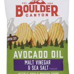BOULDER CANYON: Avocado Oil Malt Vinegar and Sea Salt Chips, 5.25 oz