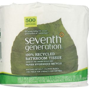 SEVENTH GENERATION: Recycled Bathroom Tissue 2Ply 500 Sheets, 1 ea