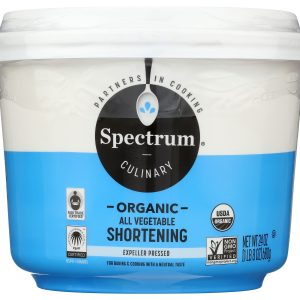 SPECTRUM NATURALS: Organic All Vegetable Shortening, 24 oz