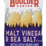 BOULDER CANYON: Classic Malt Vinegar and Sea Salt, 5 oz