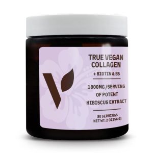 VEGGIMINS: True Vegan Collagen with Vitamin A Biotin and B5 1800mg, 2 oz