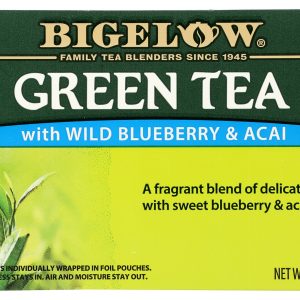 BIGELOW: Green Tea With Wild Blueberry Acai, 1.18 oz