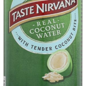 TASTE NIRVANA: Real Coconut Water with Pulp Can, 16.2 fo