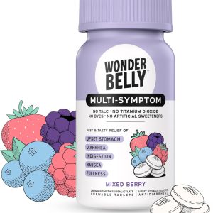 WONDERBELLY: Multi Symptom Mixed Berry Chews, 48 ea