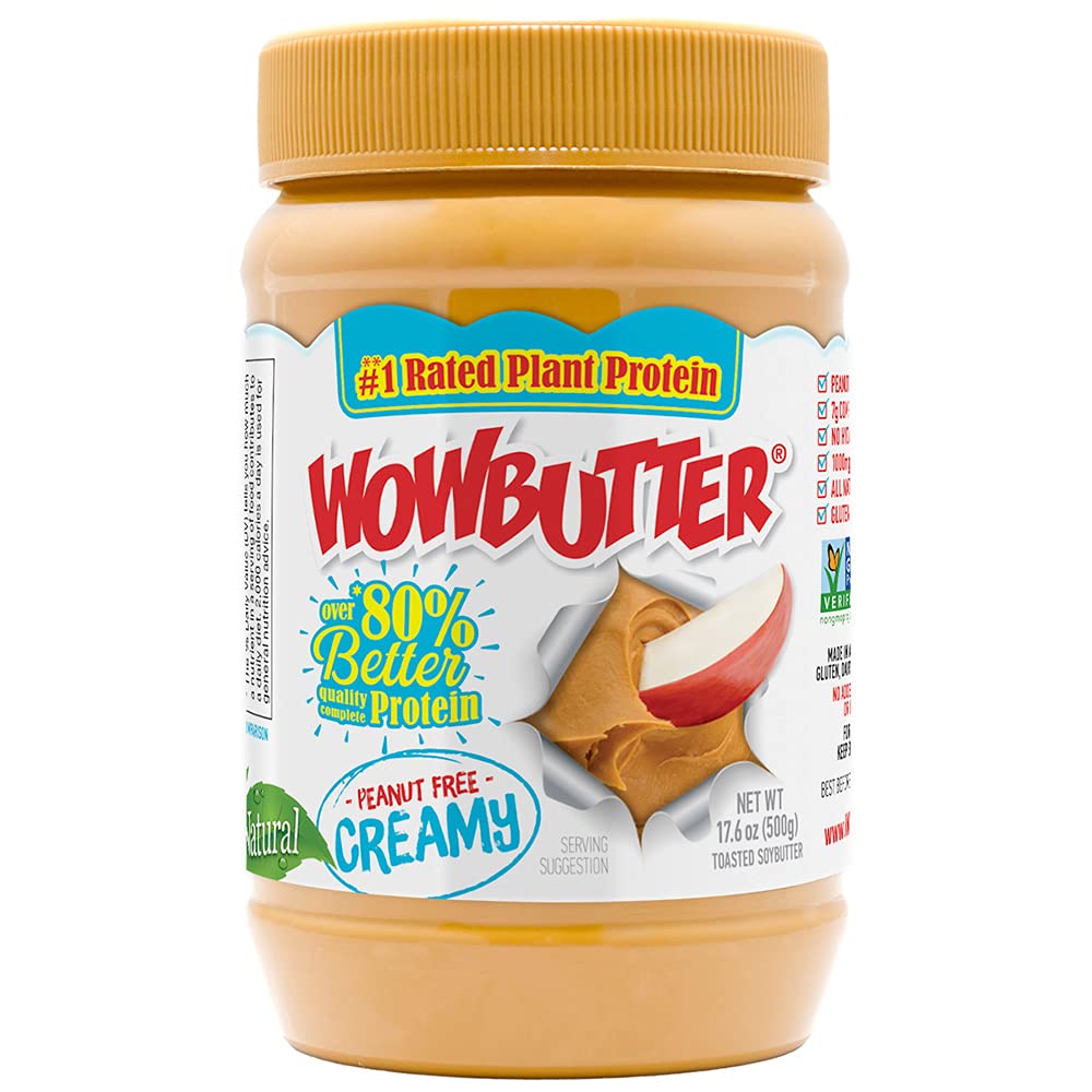 WOWBUTTER: Creamy Peanut Free Spread, 17.6 oz