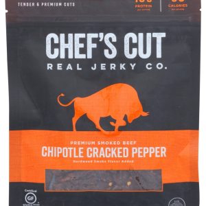 CHEFS CUT: Chipotle Cracked Pepper Beef Jerky, 2.5 oz
