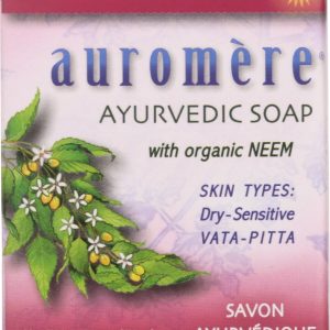 AUROMERE: Himalayan Rose Ayurvedic Soap, 2.75 oz