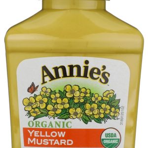 ANNIES HOMEGROWN: Organic Yellow Mustard, 9 oz