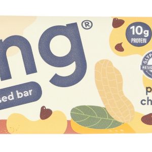ZING BARS: Peanut Butter Chocolate Chip Nutrition Bar, 1.76 oz