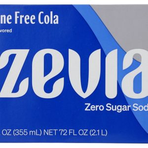 ZEVIA: Caffeine Free Cola Soda 6Pk, 72 fo