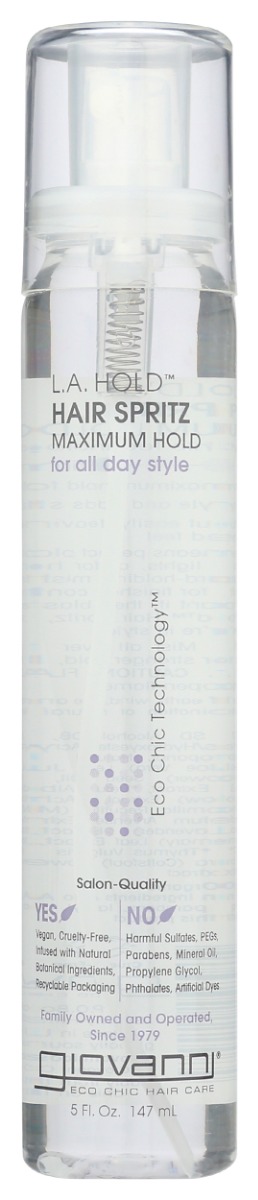GIOVANNI COSMETICS: LA Hold Hair Spritz, 5 oz